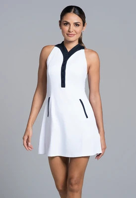 Color Block Print Tennis Dress | IBKUL