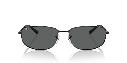 Ray-Ban RB3732 Sunglasses, Black/Dark Grey, 59 mm | Amazon (US)
