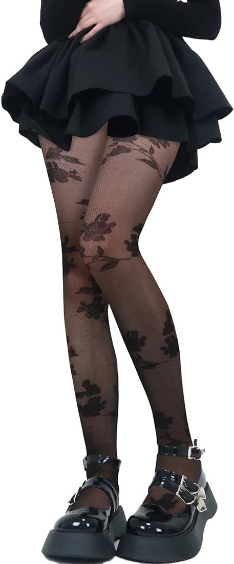 Benefeet Sox Womens Sheer Tights Sexy High Waist Pantyhose Cute Transparent Thigh High Stockings ... | Amazon (US)