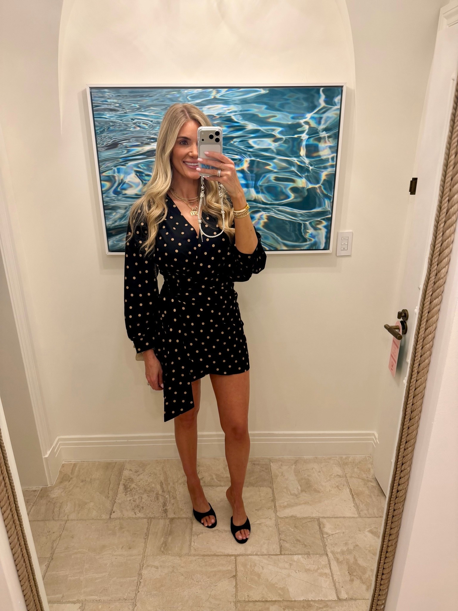 Polkda Dot Dress of my dreams  🖤