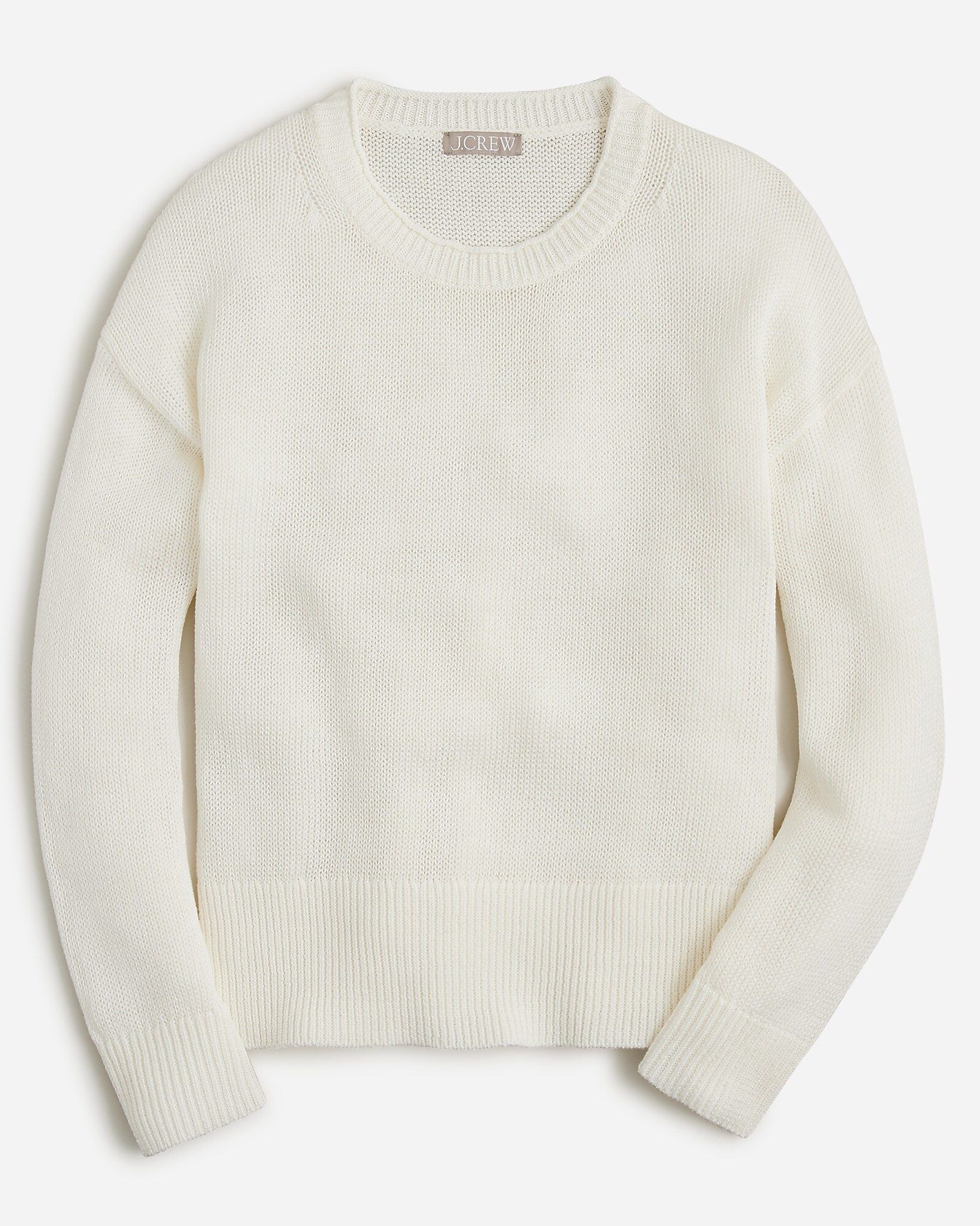 Relaxed cotton-linen blend beach sweater | J.Crew US