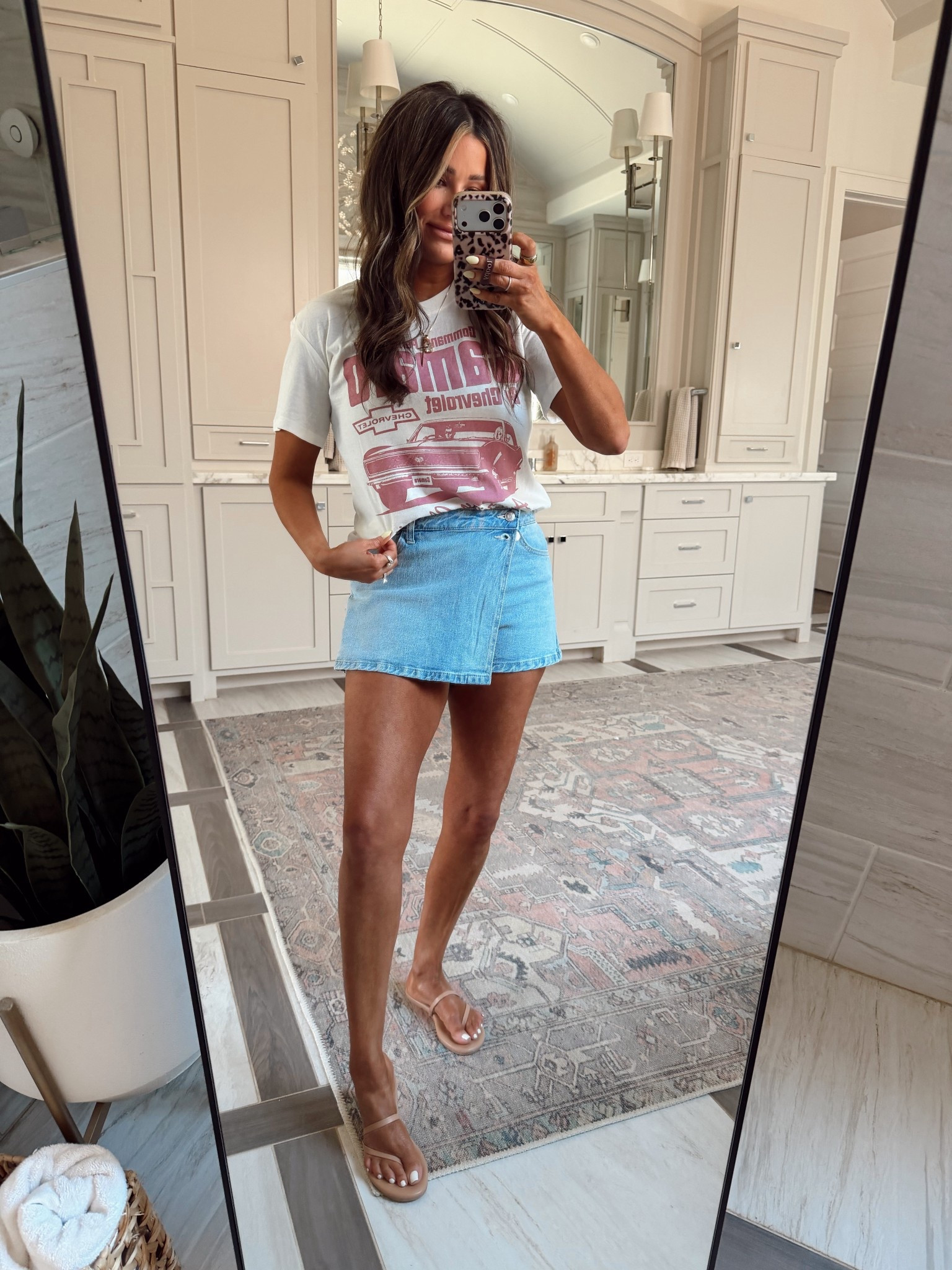 This denim skort will be worn on repeat!  

Size small in both!
#WalmartPartner, @Walmart, #Walmart

#LTKSaleAlert #LTKootd #LTKmomlife