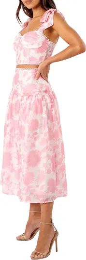 Petal & Pup Elle Floral Top & Midi Skirt Set | Nordstrom | Nordstrom