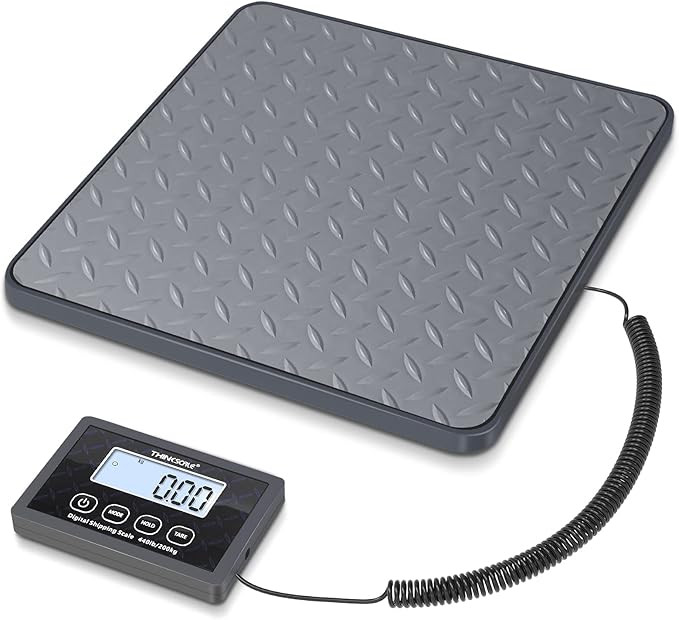 THINKSCALE Shipping Scale, 440 lbs/1 oz Highly Accurate Postal Scale with Hold/Tare/LCD Display, ... | Amazon (US)