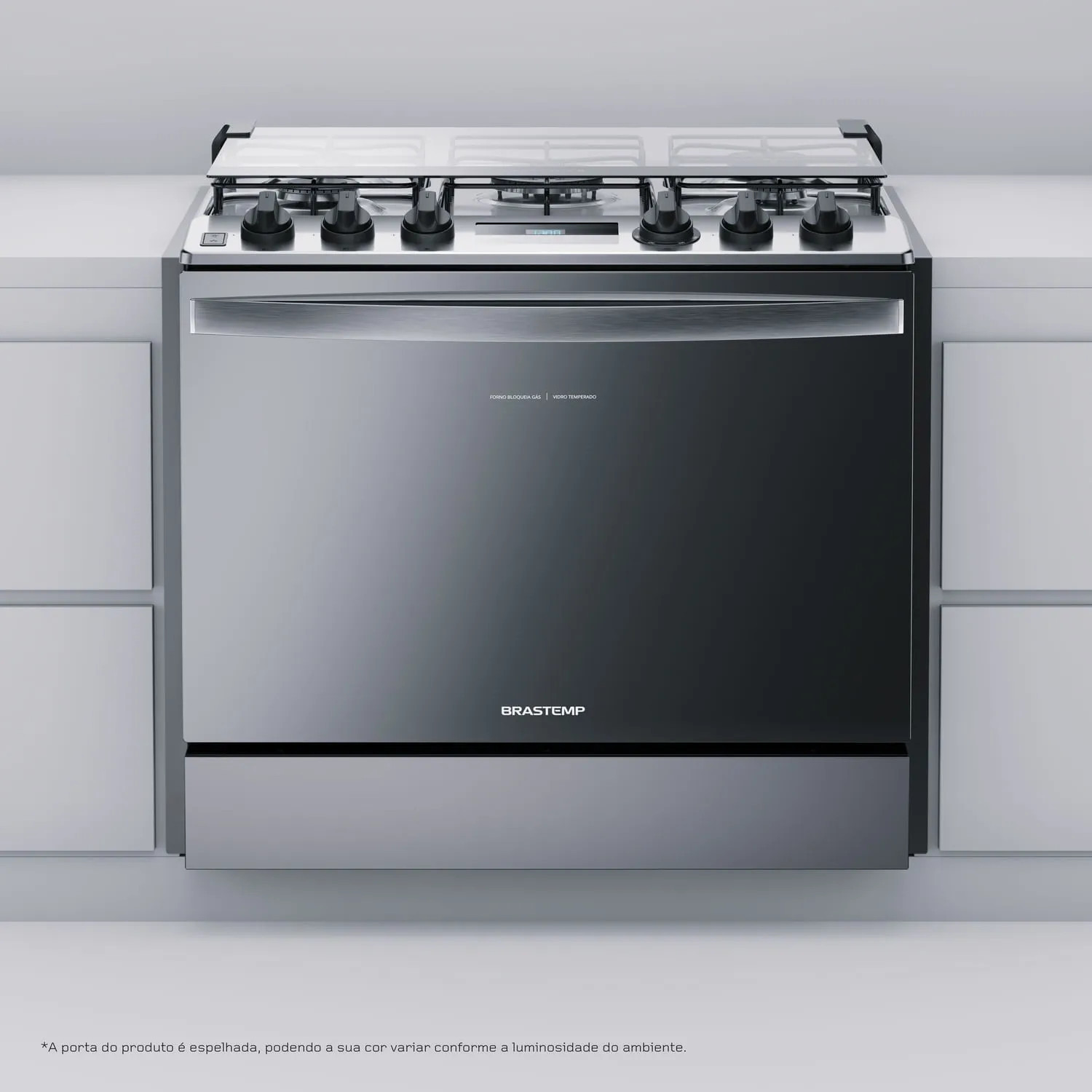 Fogão Brastemp 5 Bocas de Embutir Cor Inox com Touch Timer - Brastemp Oficial - É outro mundo | Brastemp (BR)