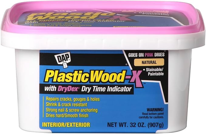 DAP 543 Series 00543 Qt Natural Plastic Wood-X w/Drydex, 32 Oz | Amazon (US)