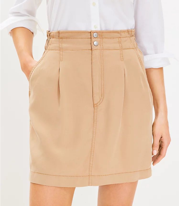 Emory Paperbag Pocket Skirt | LOFT