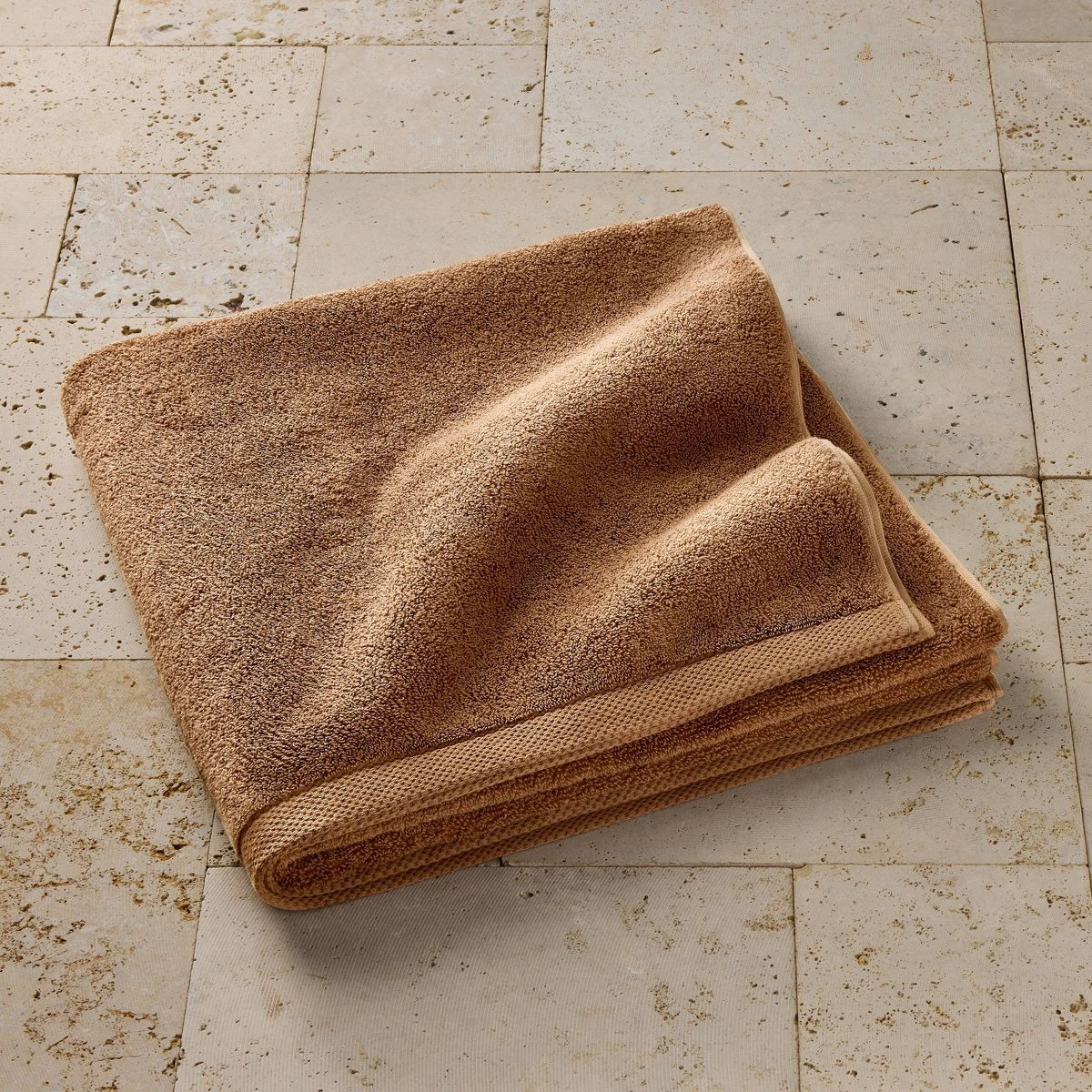 Organic Bath Sheet Warm Brown - Casaluna™: Heavyweight Organic Cotton, Fade-Resistant, Low Lint... | Target