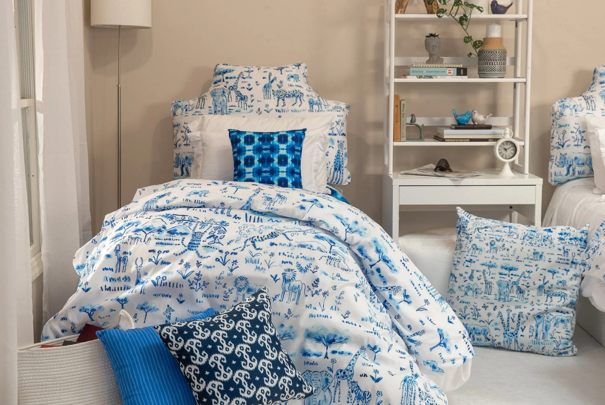 Duvet - Animalia Blue | LeighDeux | LeighDeux