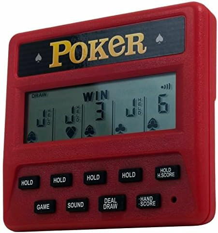 SD Life Electronic Hand Held 5 in 1 Battery Operated Poker Game 1 AAA Easy Fun Gift Holiday | Amazon (US)