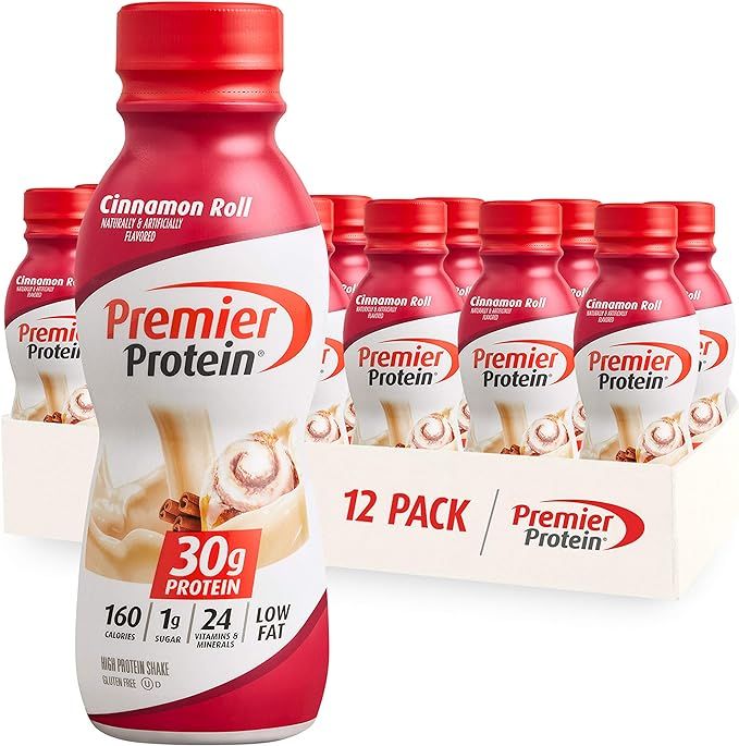 Premier Protein Shake, 30g Protein, 1g Sugar,24 Vitamins&Minerals Nutrients to Support Immune Hea... | Amazon (US)