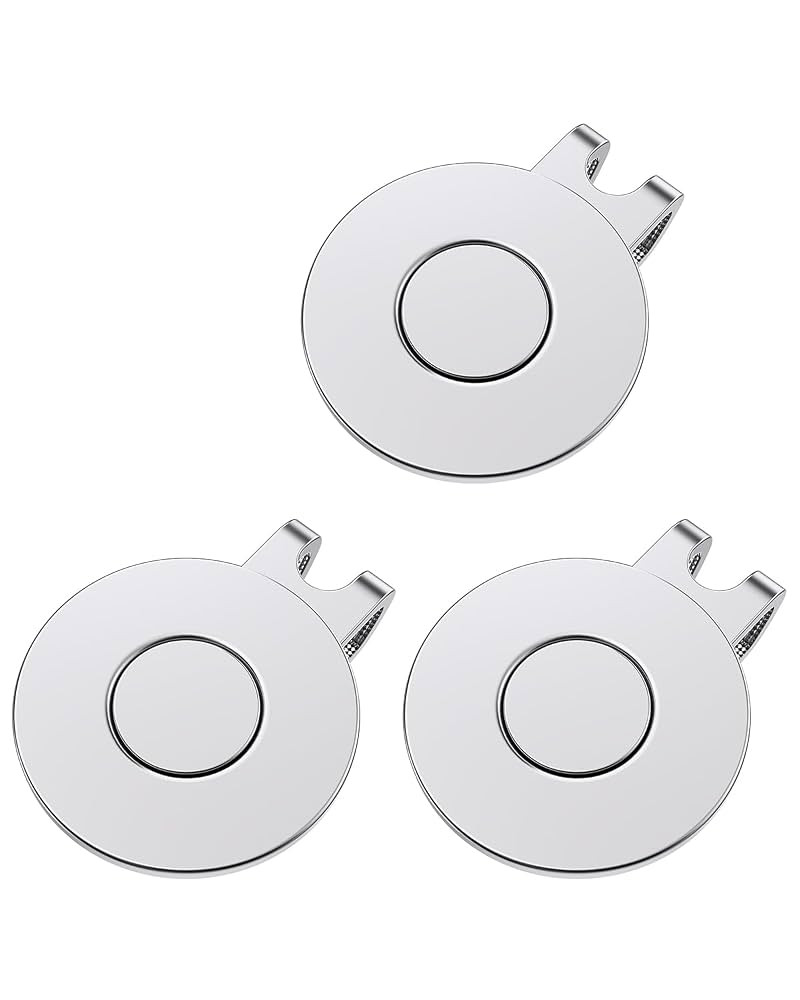GreenHaven Golf Hat Clips Magnetic Golf Ball Marker Holders for Golf Hats Caps Pants Gloves Bags ... | Amazon (US)