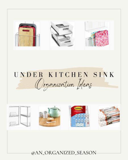 Eliminate the clutter under your kitchen sink with these great products. Shop with An Organized Season

#LTKSeasonal #LTKhome