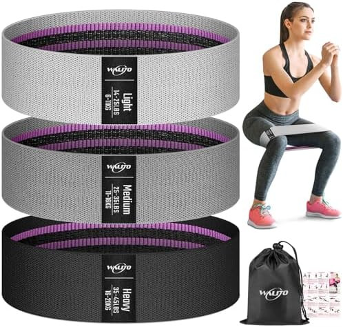 WALITO Resistance Bands for Working Out, Fabric Exercise Bands for Legs and Butt, Workout Bands f... | Amazon (US)