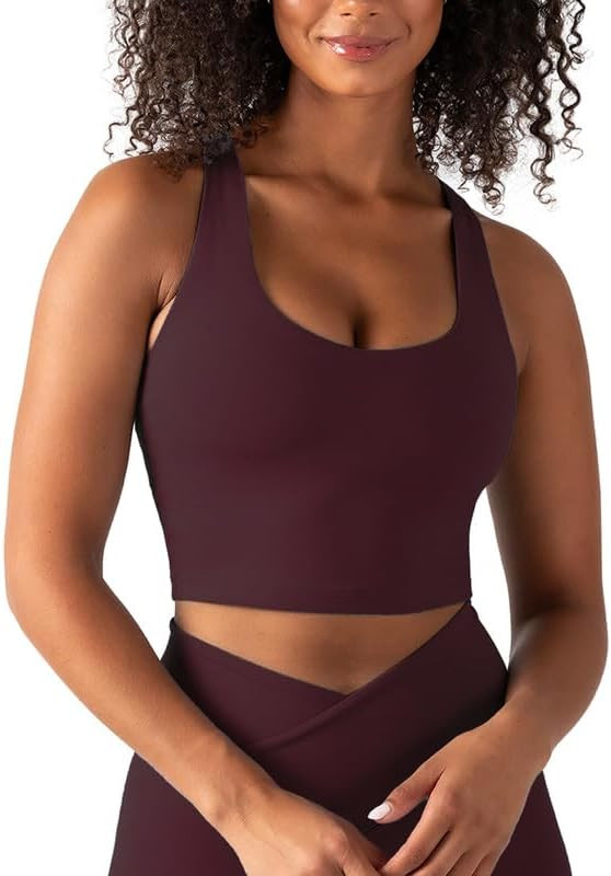 YITTY Active Women's UltraLuxe Built-in Bra Tank Top, Athleisure, 4-Way-Stretch | Amazon (US)
