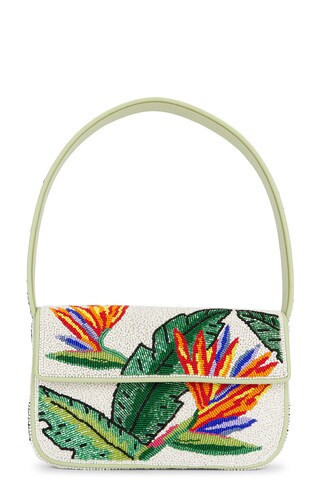 Staud Tommy Beaded Bag in Cream | FWRD 