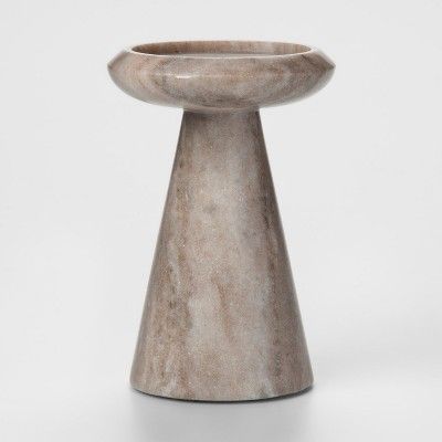 Marble Pillar Candle Holder Large - Tan - Project 62™ | Target