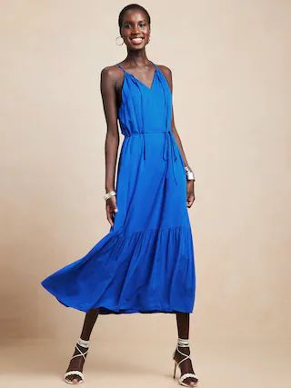 Halter Maxi Dress | Banana Republic Factory