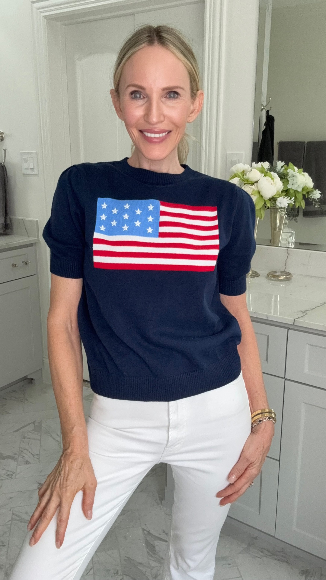 Patriotic summer style! Cheers to the USA! ♥️🤍💙

#LTKootd #LTKSeasonal #LTKOver40