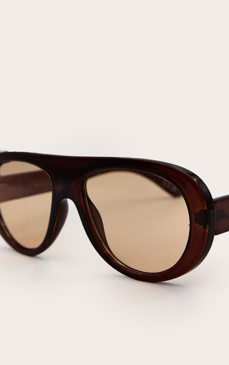 Jeepers Peepers Round Aviator Chunky Sunglasses | Accessories | PrettyLittleThing UK