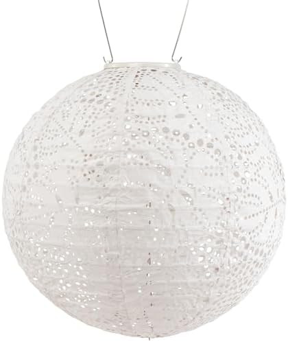 Allsop Soji Stella Monstera, LED Outdoor Solar Lantern, 12-inch, Handmade with Weather-Resistant ... | Amazon (US)