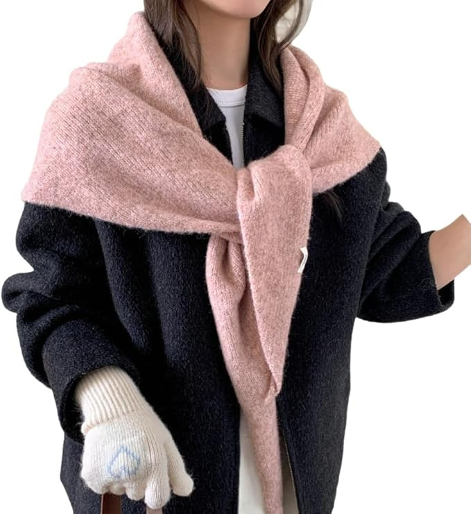 Pashmina Shawl Wraps Women Wool Shawls and Wraps Thicken Shawl Scarf Triangle Cardigan Cape Sweat... | Amazon (US)