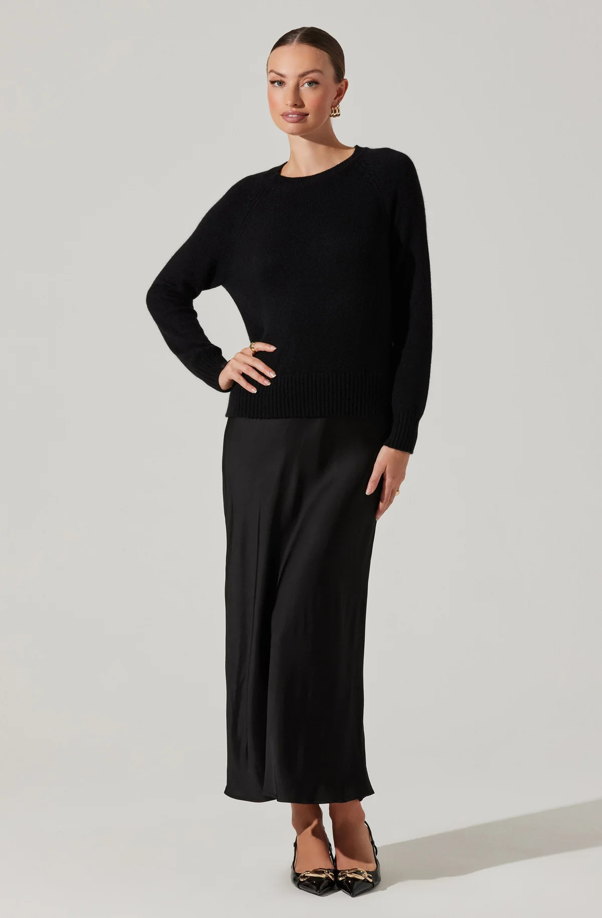 Helene Mixed Media Maxi Dress | ASTR The Label (US)