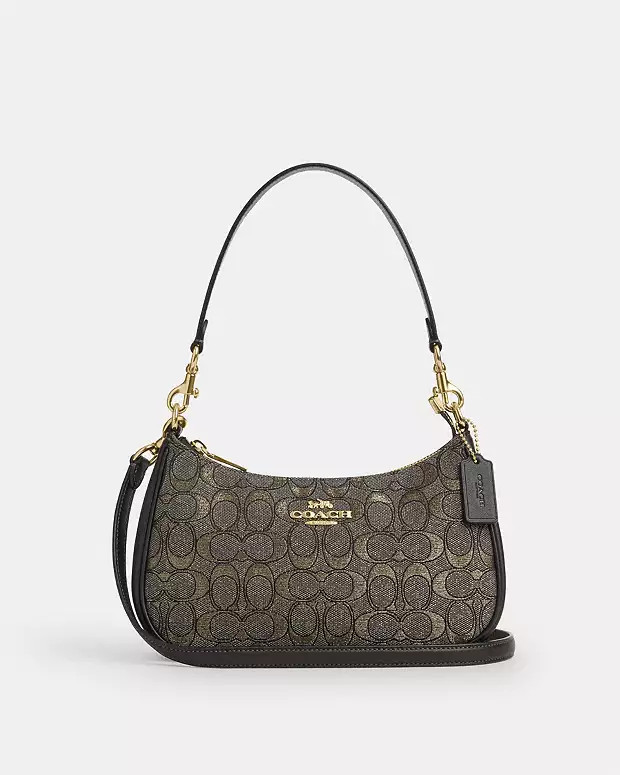 Teri Shoulder Bag In Signature JacquardRating4.7$219Color: Im/Charcoal/Gold | Coach Outlet US