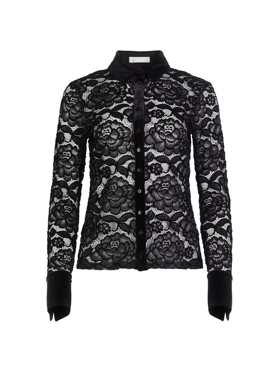 Anne FontaineSalinger Sheer Floral Shirt | Saks Fifth Avenue