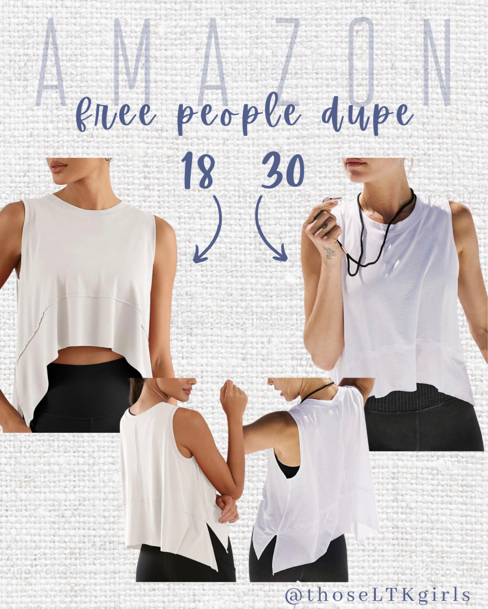 Amazon dupe of the Free People Tempo Tank🌼




Amazon Find, Workout Top, Budget Friendly Activewear, Cute Gym Outfit, Affordable Workout Attire, Flowy Gym Top, Free People Inspired, Exercise Fit

#LTKfindsunder50 #LTKfitness #LTKstyletip
