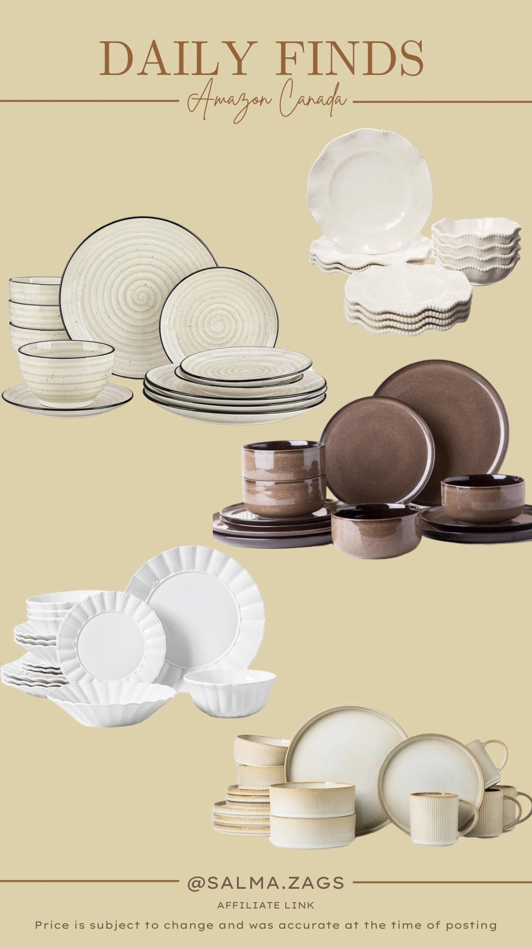 Because food tastes better when the table looks cute 🍽️💕 Loving this set for everyday and special moments.
#AmazonCanada

#LTKsale #LTKcanada #LTKcasa