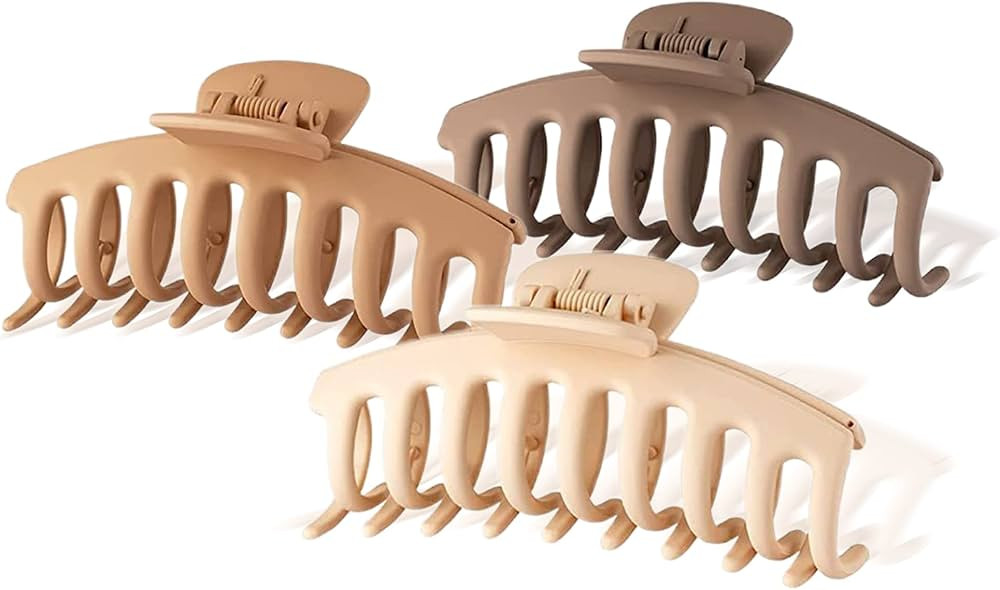 1st Choice 3 Pieces Clincher Combs Banana Combs Banana Clip Grip Comb Fishtail Fish Hair Lady Fis... | Amazon (US)
