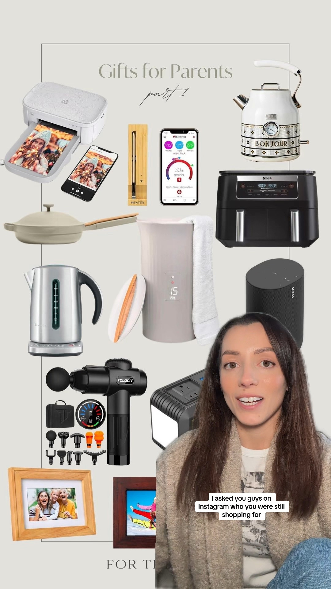 Parent Christmas gift ideas part 1!! This is my most requested gift idea list on IG 🥰 i hope its helpful!! #greenscreen #parentgifts #parentgiftideas #giftguide #giftideas 

#LTKGiftGuide #LTKVideo #LTKHoliday