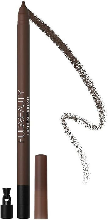 HUDA BEAUTY Lip Contour 2.0 Automatic Matte Lip Pencil Rich Brown | Amazon (US)
