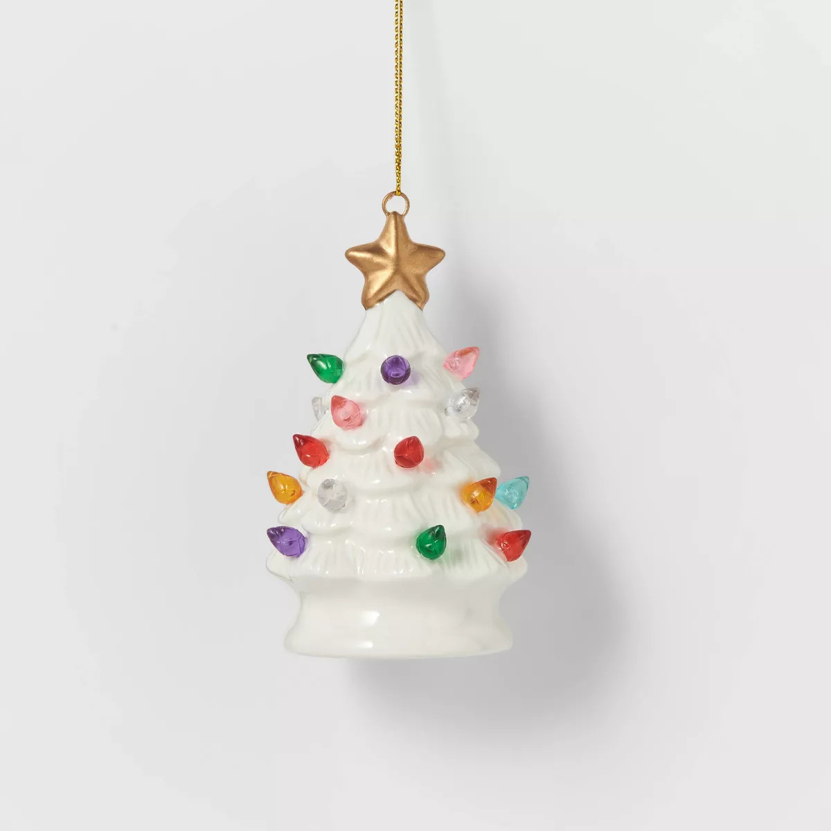 Lit Ceramic Retro Christmas Tree Ornament - Wondershop™ | Target