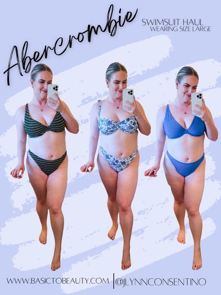 These swimsuits from Abercrombie & Fitch are everything! I’m wearing a Size Large in both tops and bottoms and they fit amazing! I’m especially a huge fan of the floral set! They’re also currently on sale for 20% off so be sure to snag a set before they’re sold out! #abercrombie 

#LTKswim #LTKSpringSale #LTKsalealert #LTKmidsize