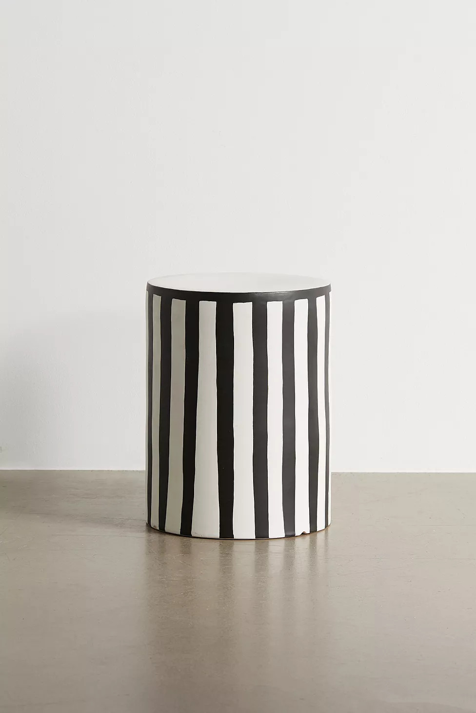 Striped Ceramic Side Table | Urban Outfitters (EU)