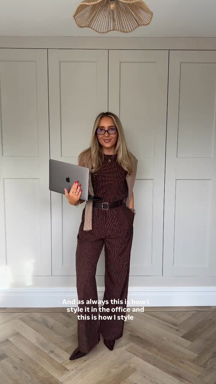 Day 5 of the Workwear Edit 👩🏼‍💻

Styling a full monochrome look! Monochrome doesn’t have to just mean black or white. It means dressing head to toe in the same colour group. Try not to worry about the different shades of the colour matching exactly. I think it’s quite chic that my coat doesn’t exactly match the shade of brown of the top and trousers!

I love this hack as it can help that blank feeling when you’re staring at your wardrobe, not knowing what to wear. Just pick a colour and pull out all the clothes you own from that colour group! It’s a fun styling challenge to mix things up! 

Remember to save this video to come back to ❤️

#LTKworkwear