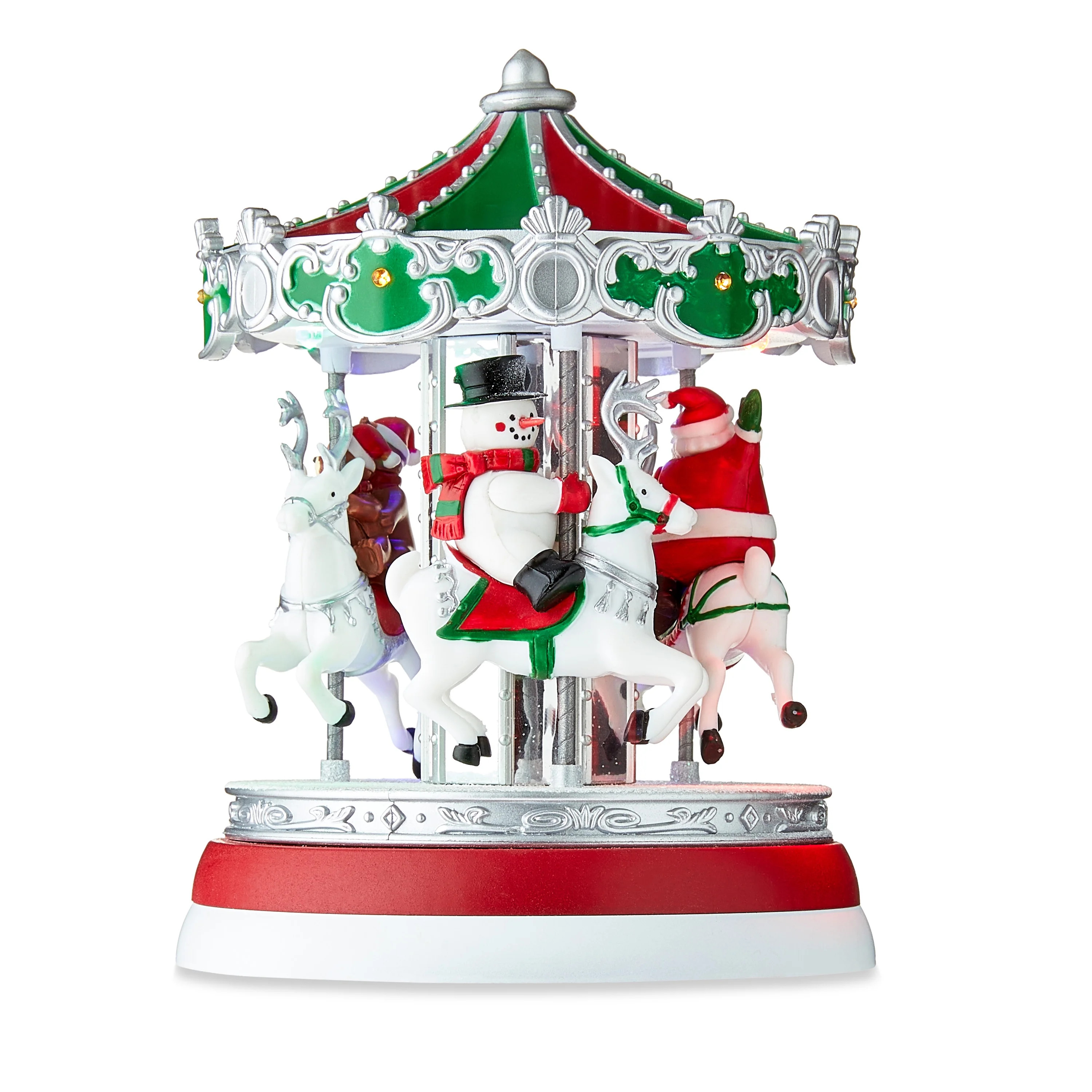 Animated Christmas Village Carousel, 6 in, by Holiday Time | Walmart (US)