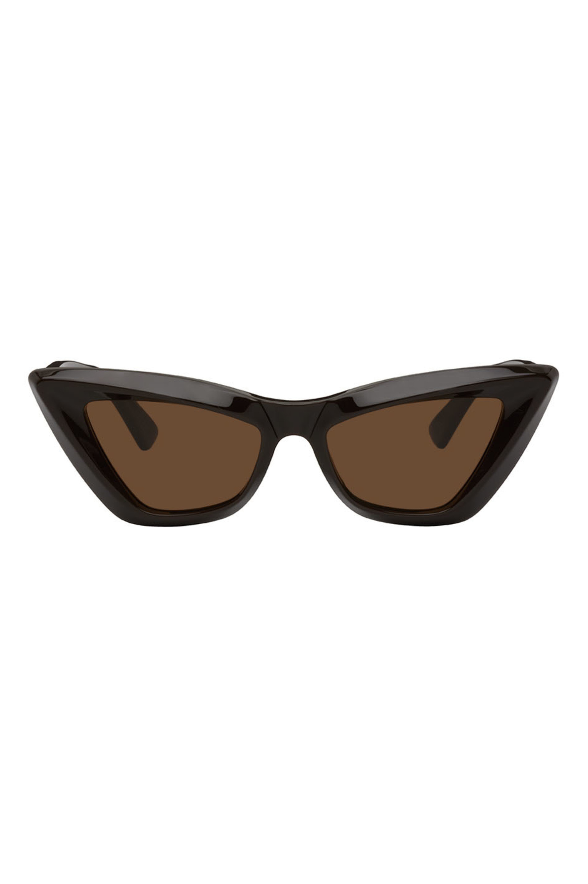 Bottega Veneta - Brown Cat-Eye Sunglasses | SSENSE