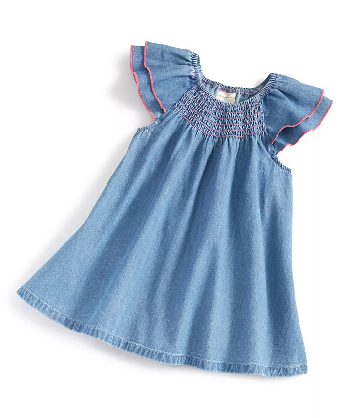 Baby Girls Smocked Dress, Created for Macy's | Macys (US)