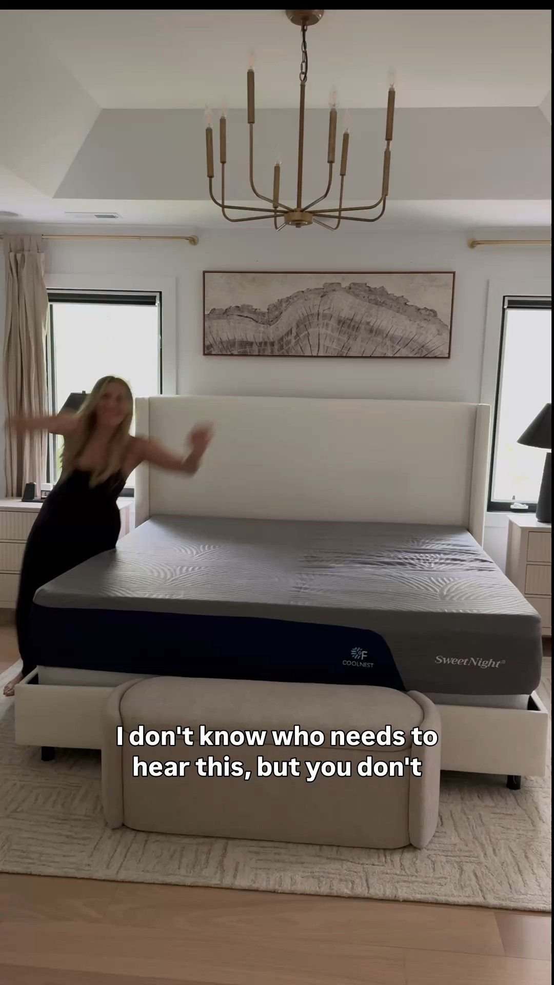 #ad @sweetnightsleep The CoolNest cooling mattress is on sale for Memorial Day and you can get an extra 30% off the 12 inch mattress with my exclusive code Monika30. Also get two free pillows during the sale. #sweetnight #sweetnightmattress #coolnestmattress

#LTKSaleAlert #LTKHome