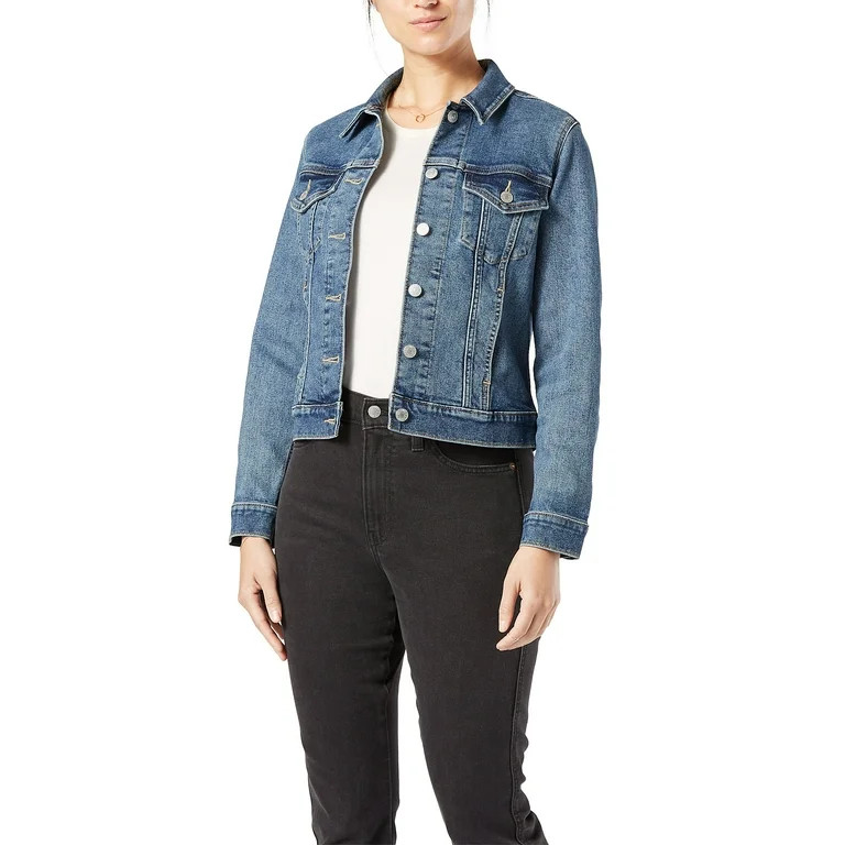Levi Strauss Signature Women's Trucker Jacket - Walmart.com | Walmart (US)