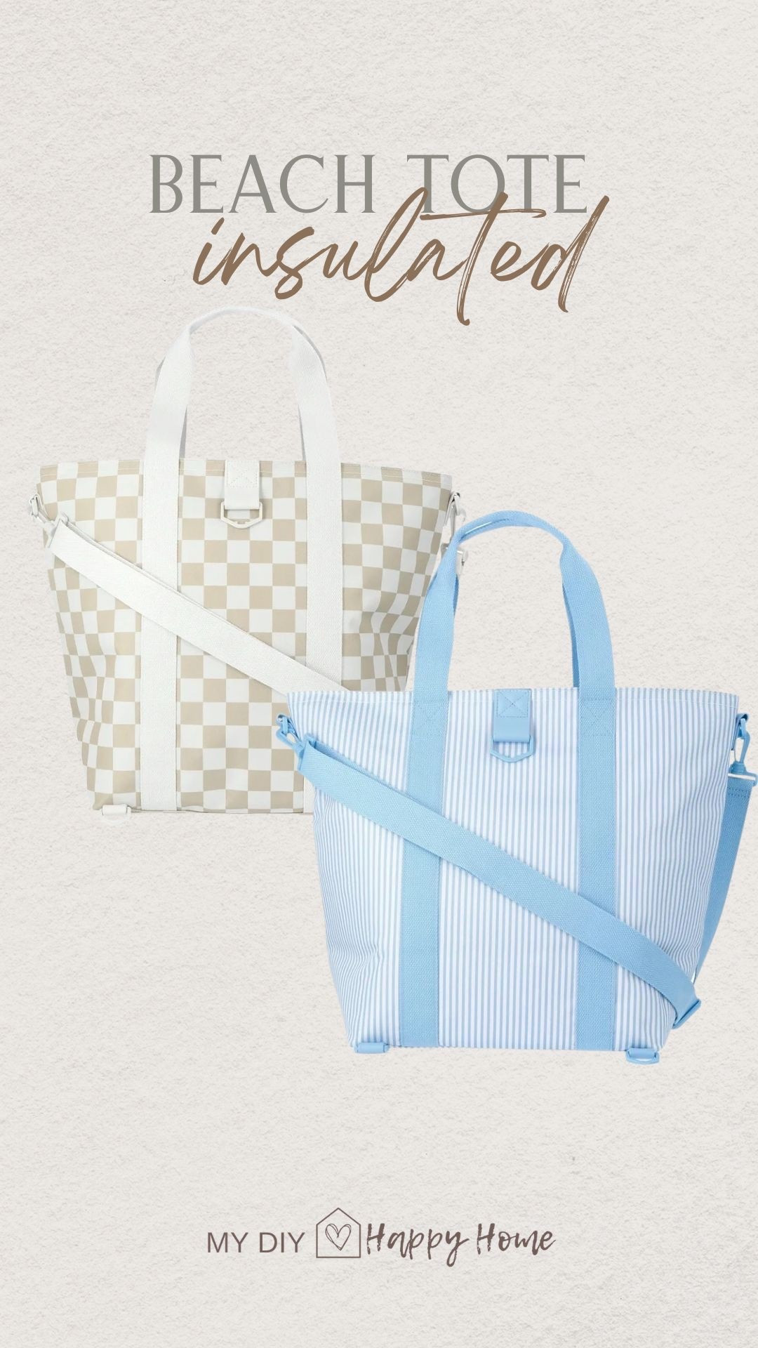 Insulated beach tote 
4 color choices 

#LTKmomlife #LTKdayinmylife #LTKSeasonal