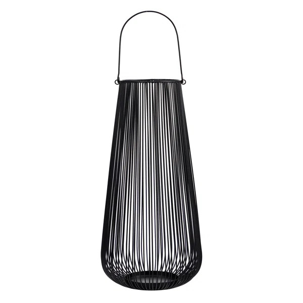 2Ft. Vintage Black Metal Wire Tea Votive Lantern Candle Holder | Wayfair North America