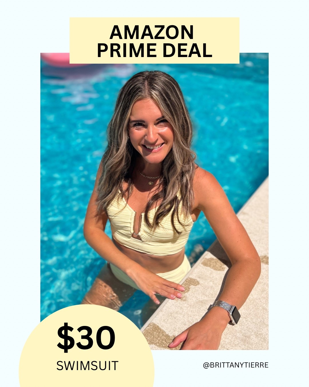 Amazon Prime Day Deal! This butter yellow bikini is high waisted and has adjustable straps. Comfortable material too!

Size small

Amazon bikini, Amazon swimsuit, butter yellow, pastel yellow, Amazon swim deal



#LTKSaleAlert #LTKFindsUnder50 #LTKSwim