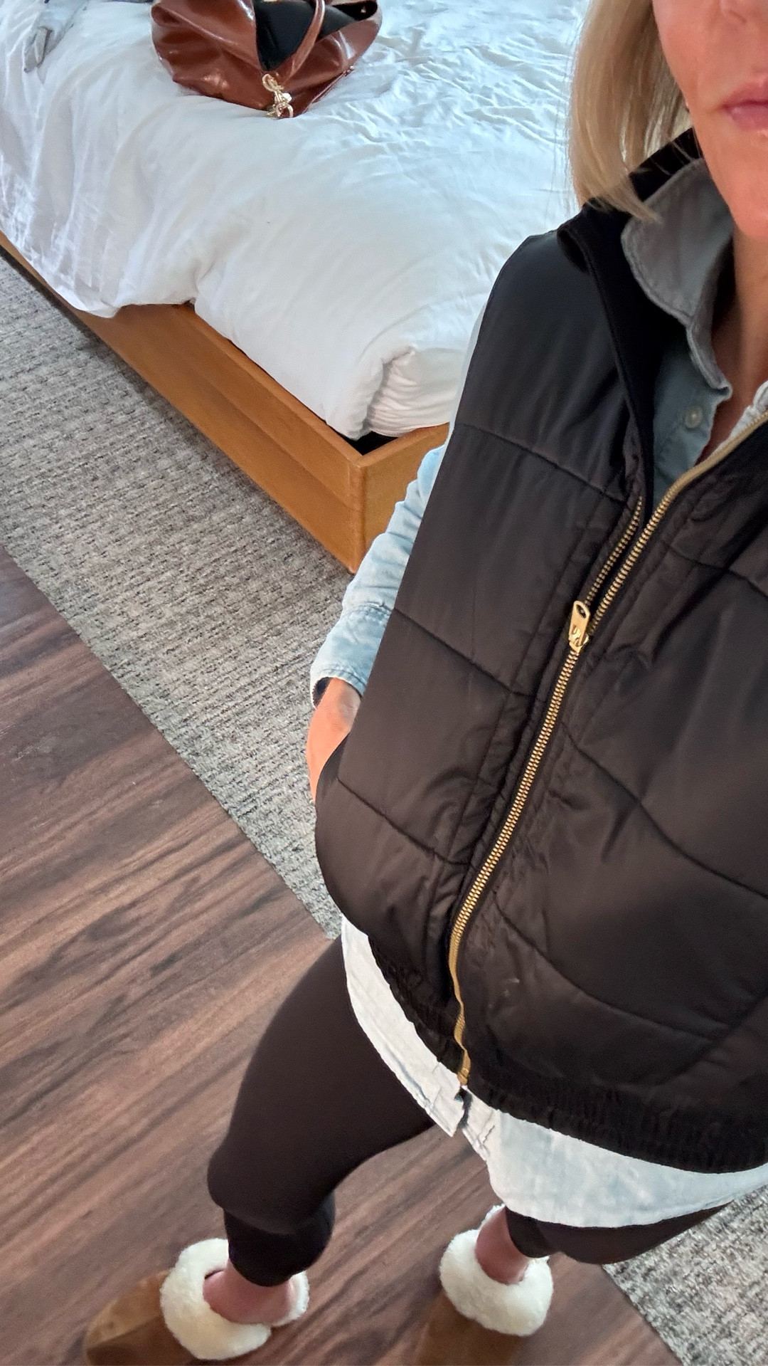 This vest gives a little shine for an elevated look but is oh so functional and stylish. Will also make a perfect gift  

#LTKOver40 #LTKootd #LTKmomlife