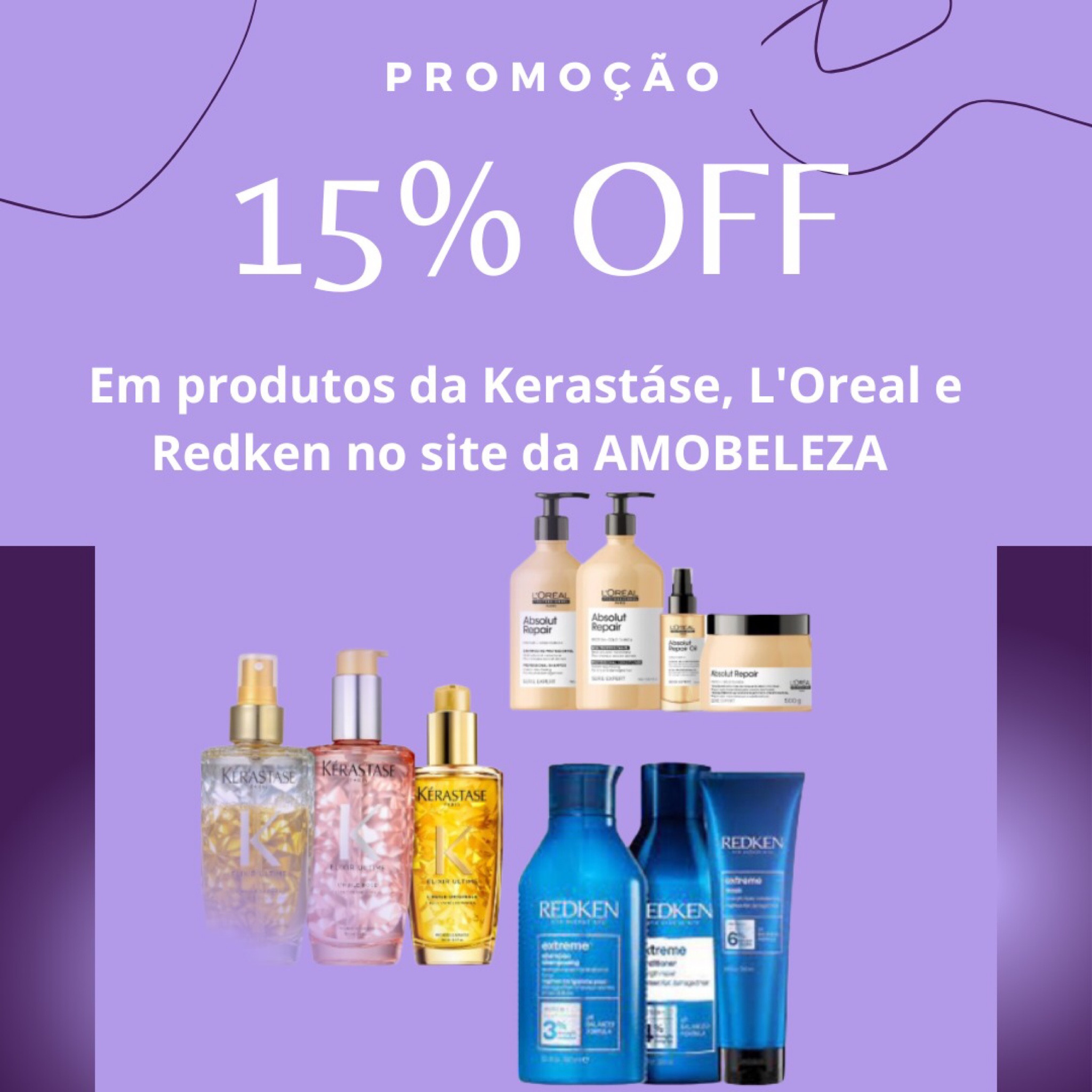 Acabei de ter um Webinar com os produtos Kerastase, L'Oreal e Redken do site da AMOBELEZA e estou trazendo para vocês um 

CUPOM DE DESCONTO com 15% de desconto, válido por 24 horas! 

Adquira-o agora antes que termine!   

🚨CUPOM: AMOCABELO 🚨

#LTKbrasil #LTKbeauty #LTKstyletip