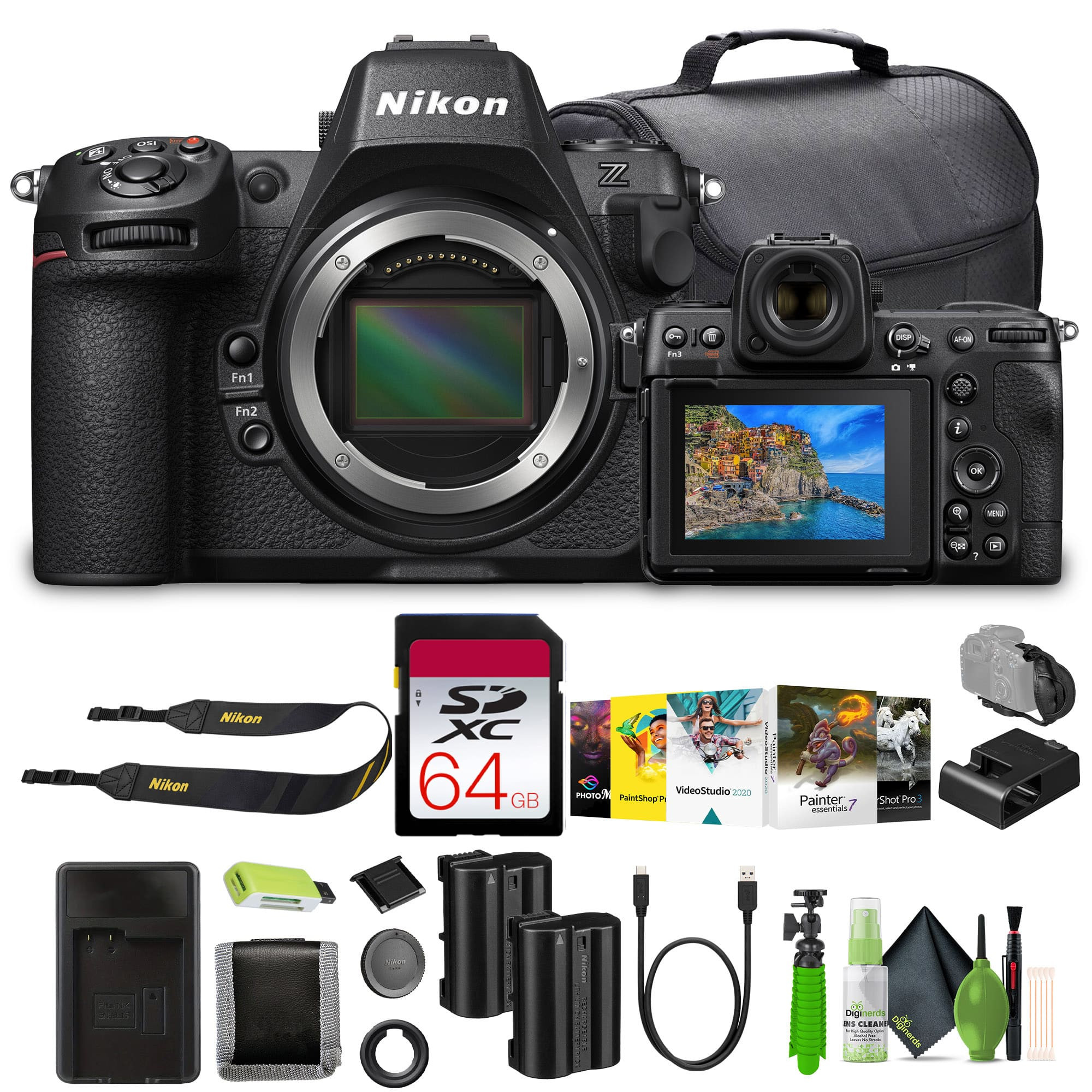 Nikon - Z8 Professional Full Frame Mirrorless 8K Video & Stills Hybrid FX Camera Bundle (International Version) - Black | Best Buy U.S.