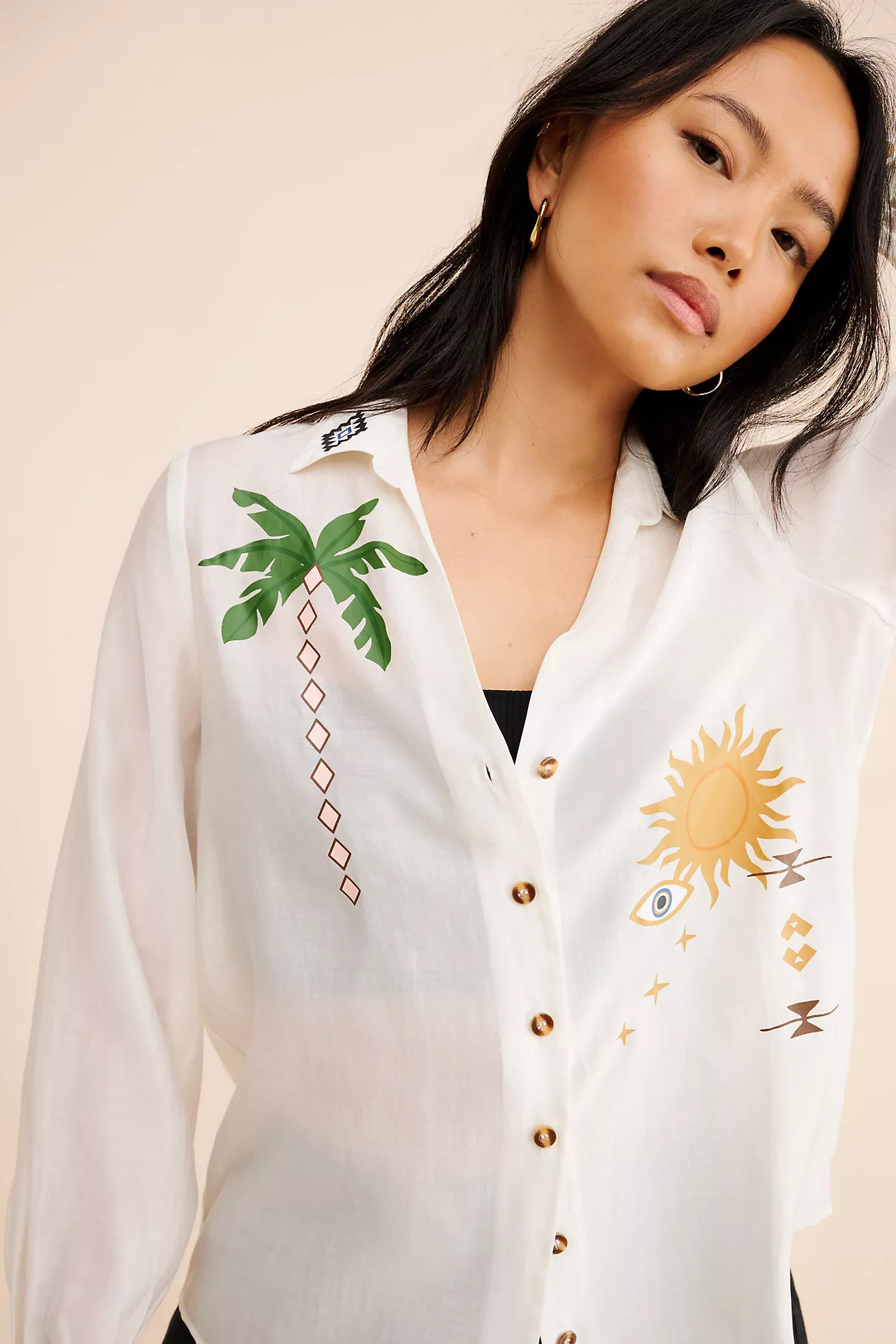 Never Fully Dressed Miley Button Down Shirt | Anthropologie (US)